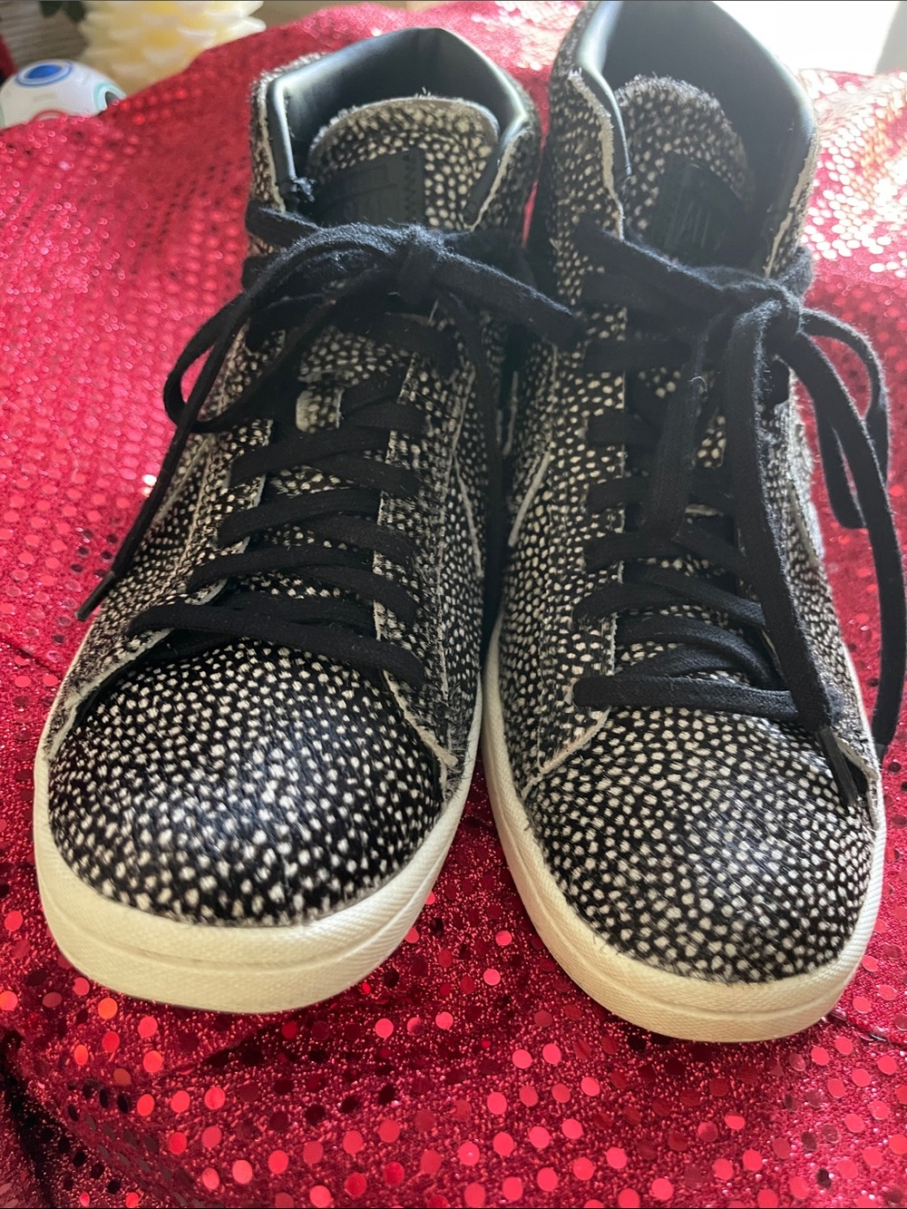 RARE Converse Black & White Speckled High-Top Sneakers